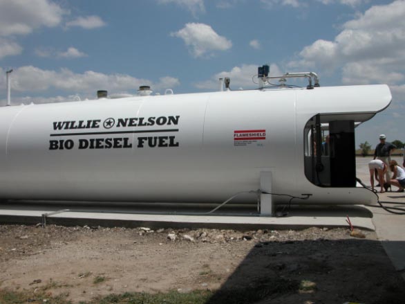 Willie Nelson Bio Diesel Fuel Tank